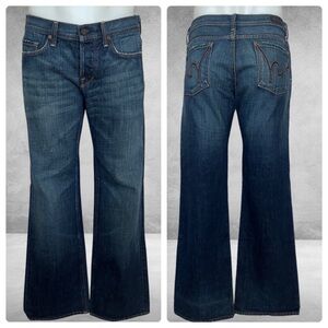 Citizens Of Humanity Dark Blue Bootcut Jeans